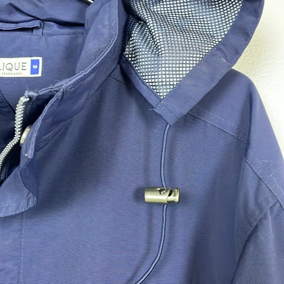 New Clique Men’s High Performance Mitchell Hooded Jacket Full Zip/Button Size M - Picture 9 of 16